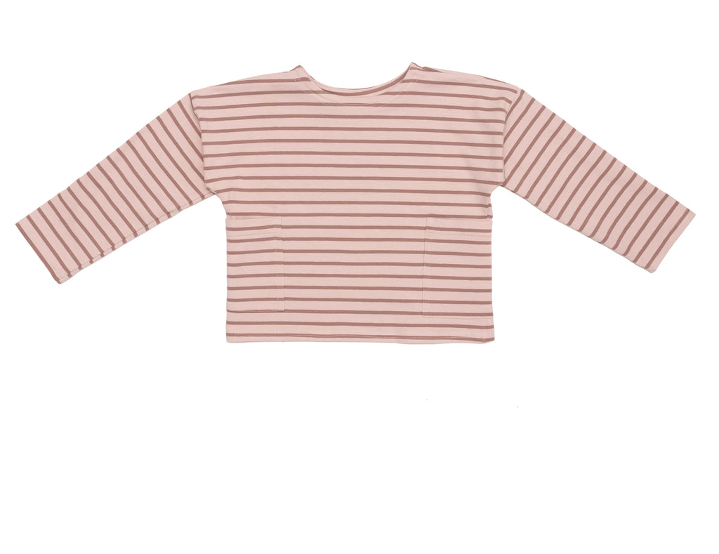 Jersey Stripe Oversized Tops